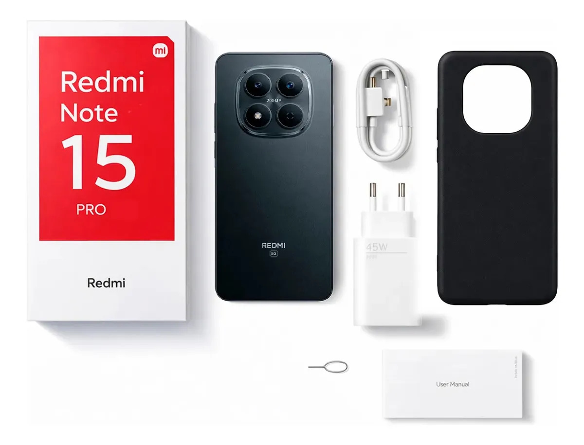 Xiaomi Redmi Note 15 Pro 4G 256 8 GB de RAM Dual Sim NFC 200 Mpx Vermelho