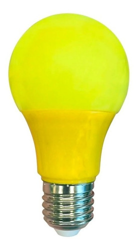 Lampara Led Bulbo E27 4w Color Amarillo Anti Insecto Candil