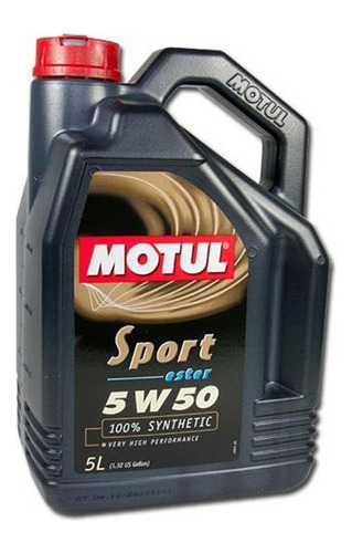 Aceite Motul Sport 5w50 X 5lts Sintético 