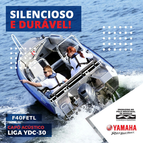 Motor Yamaha 40hp 4t - Comando A Distancia - Leia Anúncio