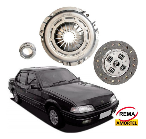 Imagem 2 de 5 de Kit Embreagem Monza 1.8/2.0 1993 1994 1995 1996 1997 Tubarão