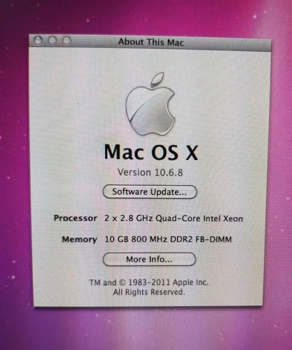 Imagen 6 de 8 de Mac Pro 3.1 /2008 + Monitor Apple Cinema Hd 23