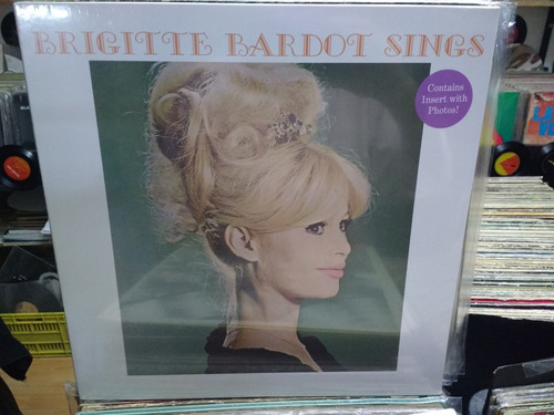 Brigitte Bardot Sings Fotos Insert New Sellado  Lp Lacapsula