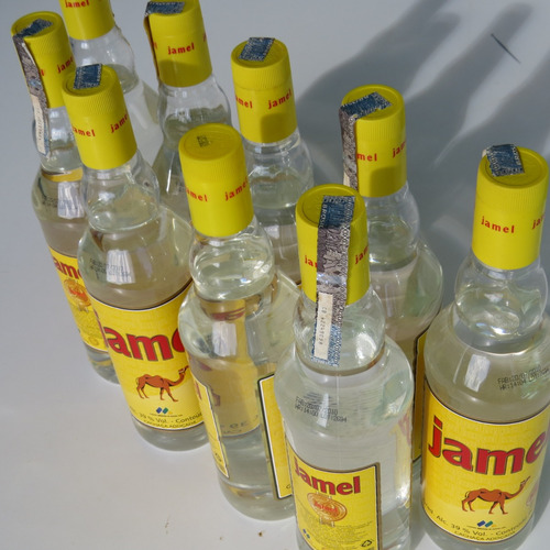 Lote 8 Cachaça Adoçada Jamel 965 Ml Antiga Safra 2010
