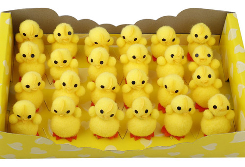 24 Piezas Mini De Pascua Decoración 5cmx3.5cm Decoración