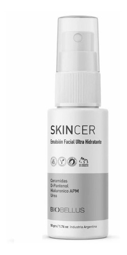 Skincer Emulsion Facial Ultra Hidratante Ceramidas Biobellus Tipo de piel Todo tipo de piel