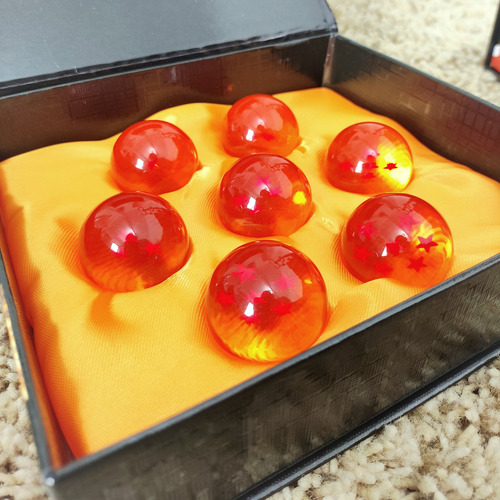 7 Esferas Do Dragão 3,5 Cm Dragon Ball Z Promoção Limitada
