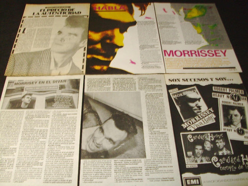 (ab059) The Smiths * Morrisey * Recortes Revistas Clippings