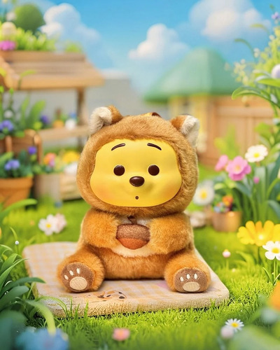 Labubu Winnie Pooh 100% Original Disney Miniso Caja Sorpresa