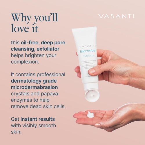 Rejuvenecedor Facial Vasanti ¡brighten Up! Exfoliante Suave,