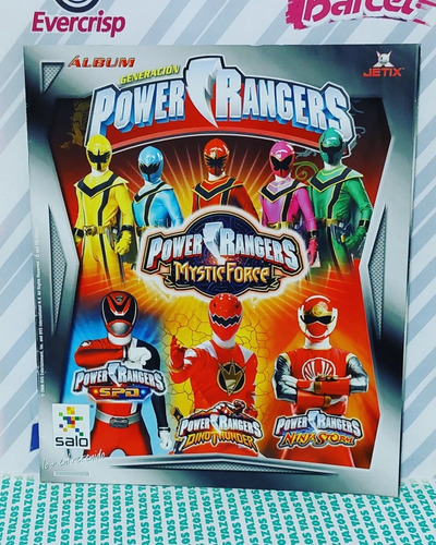 Álbum Salo Power Rangers Mystic Force Completo 