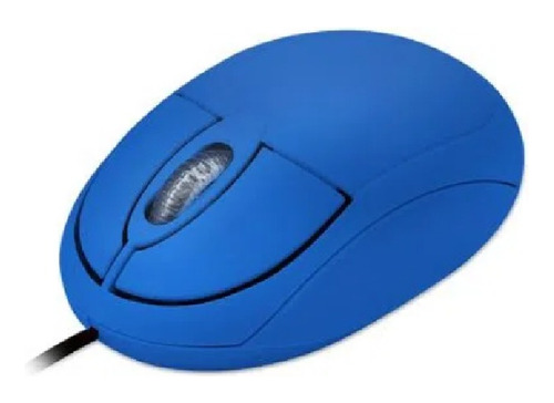 Mouse Multilaser Com Fio Azul (mo305)