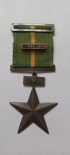 Medalla 11 De Septiembre Carabineros. Original Época. 