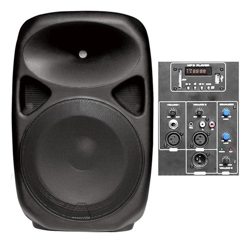 Caja Aurax Acústica Activa At15au Bluetooth Usb Y Slot Sd