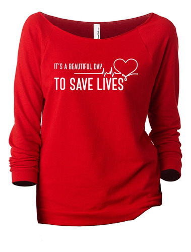 It's Beautiful Day To Save Live Sudadera Raglan Manga 3 4