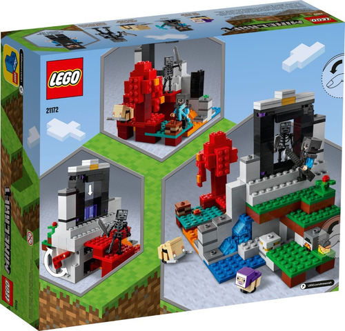 Imagen 4 de 7 de Lego® Minecraft - El Portal En Ruinas (21172) Cantidad de piezas 316