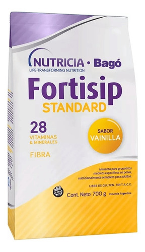 Fortisip Standard Sabor Vainilla Pouch 700 Gr