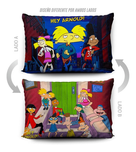 Imagen 5 de 5 de Funda De Almohada Hey Arnold 70x45cm Vudú Love