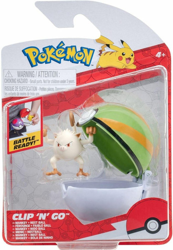 Figura Pokemon Mankey Clip N Go