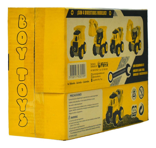 Set De Vehículos Cbt X 4 Marca Boy Toys Boy Toys