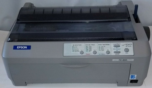 Imagem 4 de 5 de Impressora Epson Matricial Fx890 C/ Tampa Acrílica E Frontal