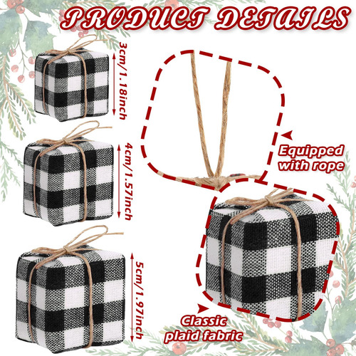 Mini Cajitas De Regalo Multicolor Para Arbol Navidad 24pzs