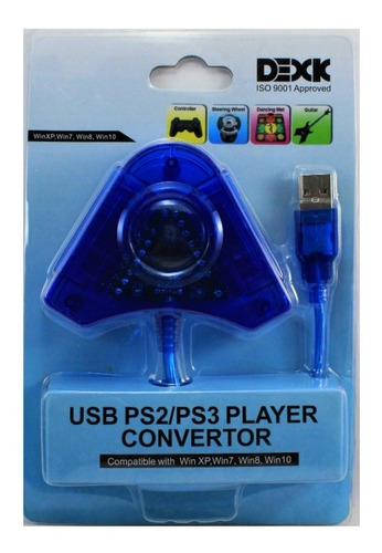 Adaptador Control Mando Ps2 A Pc Laptop X Usb (reganimers)