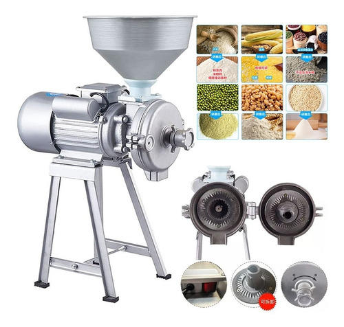 Molino Electrico Pulverizador Cafe Grano Industrial Maiz Zx