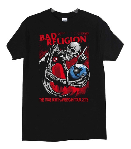 Polera Bad Religion True American Tour 2013 Punk Abominatron