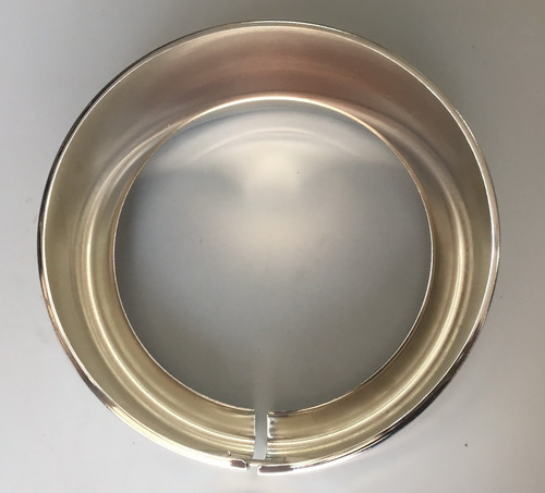 Bisel Cromo Para Faro 7 PuLG C/ Visera Para Harley Davidson