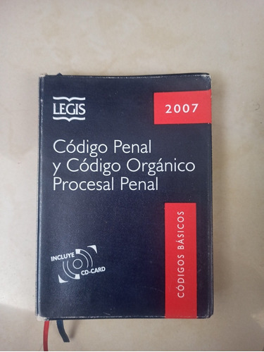 Libro Codigo Penal Y Codigo Organico Procesal Penal