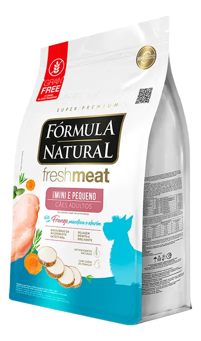 Ração Fórmula Natural Fresh Meat cães adultos mini pequenos 7kg