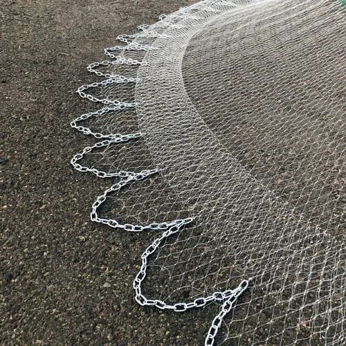 Tarrafa Corrente Malha 8 Fio 0,50mm 25mts Circunferência