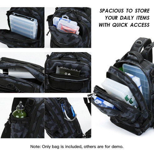 Mochila Pesca Almacenamiento Impermeable Cuerpo