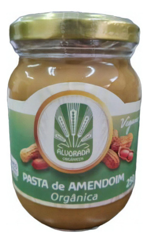 Kit 2x: Pasta De Amendoim Orgânica Alvorada 250g