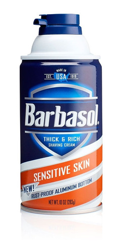 Espuma De Afeitar Barbasol Piel Sensible