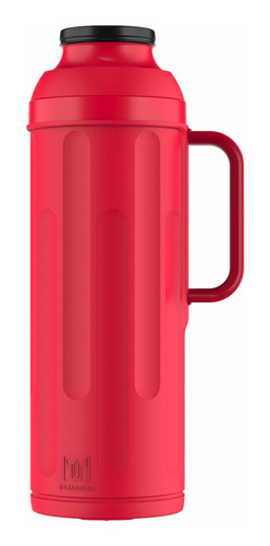 Imagen 2 de 2 de Termo Termolar Personal de vidrio 1L rojo frutilla