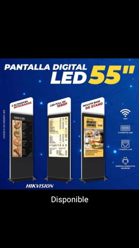Pantallas Digital Led De 55 Pulgadas Hikvision Nuevos Tienda