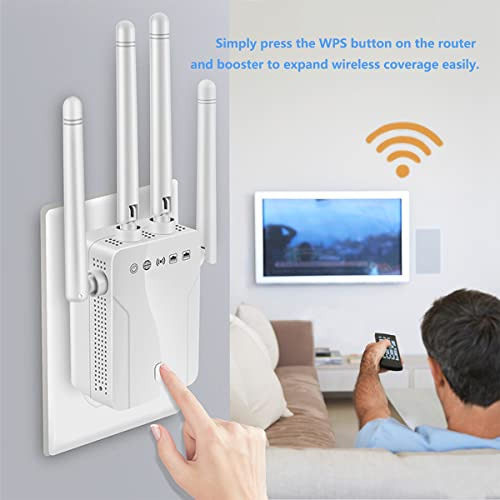 Extensor Wifi 2023:1200 Mbps De Doble Banda, 2.4 G Y 5g Wifi