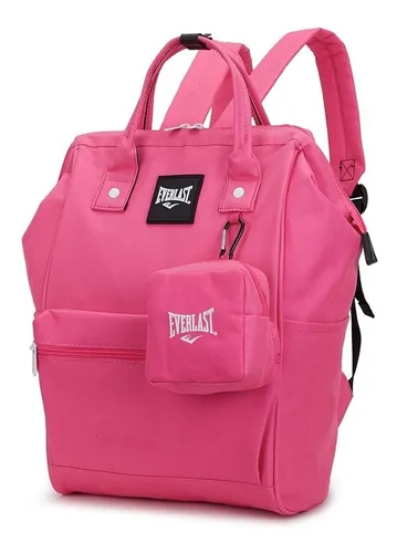 Mochila urbana Everlast 21440 cor rosa design liso