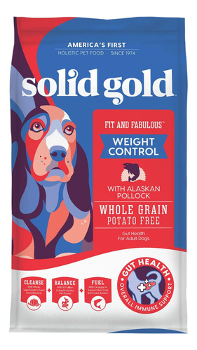 Solid Gold Fit And Fabulous Pollock - Dry Dog Food For Weigh