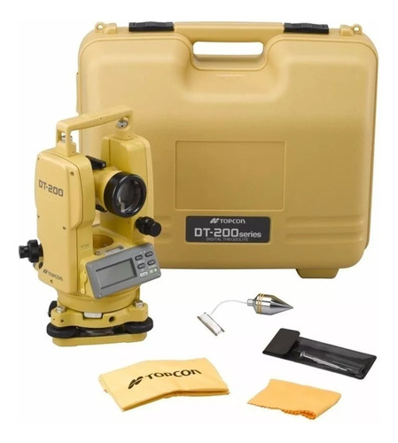 Teodolito Topcon Dt209 9seg 26x, Incluye Tripode + Mira 5m