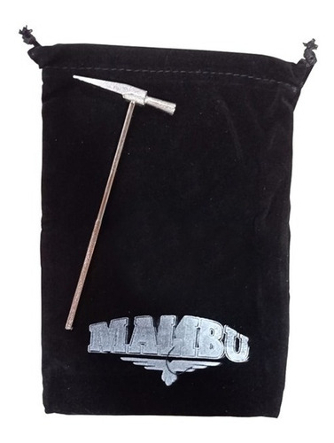 Imagem 3 de 9 de Kalimba Malibu Kb50 Mahogany Dó 17 Notas Bag E Acessórios