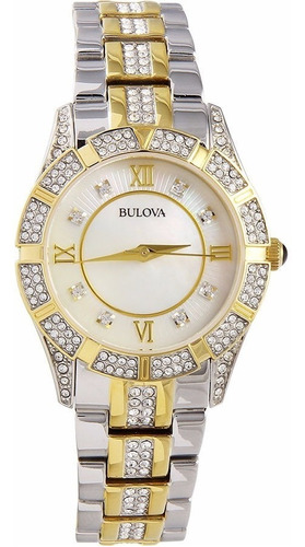 Exclusivo Reloj Mujer Bulova Crystals Original