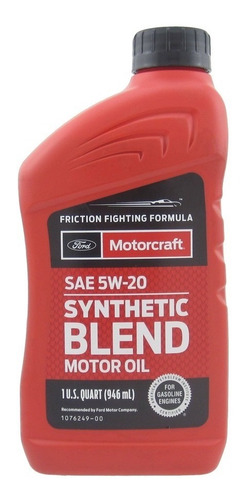 Aceite Semisintético Motorcraft 5w20, 5w30, 10w30 Original.
