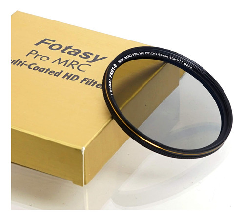 Fotasy Ultra Slim Circular Pl Lens Filter, Nano Coatings Mr.