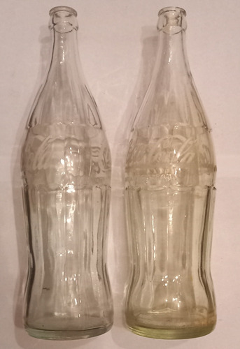 Antiguas Botellas De Coca Cola Década Del 60 X 2 Unid.