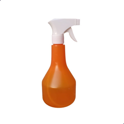 Pulverizador Borrifador Spray 500ml P/ Salão Planta Limpeza Cor Laranja
