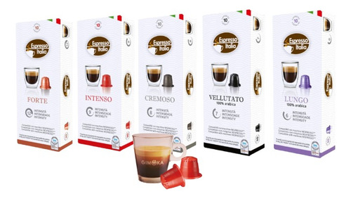 Cápsulas Café Nespresso Café Espresso Itália 100 Cápsulas