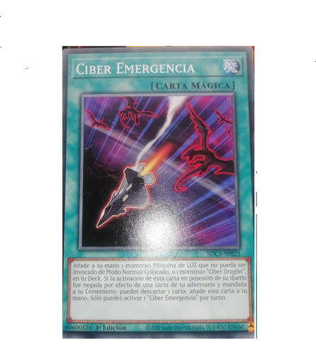 Ciber Emergencia Yu-gi-oh! Original Konami